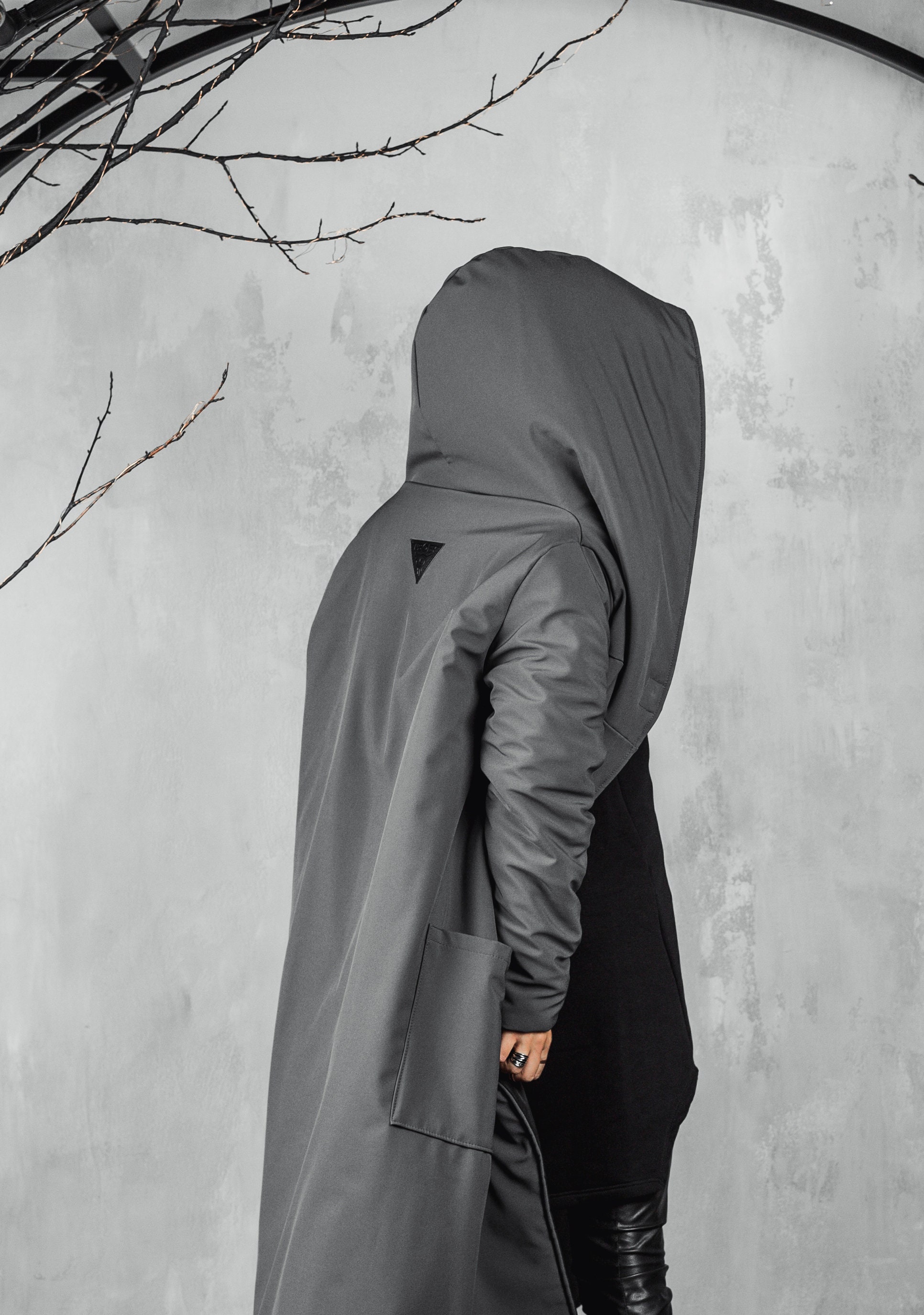 Long Winter membrane double-sided jacket coat Shinrin .Unisex | Etsy
