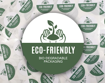 37mm Premium uncoated textured paper matt round Eco- Friendly packaging stickers | sealing stickers | premium stickers | matt stickers