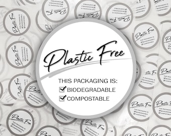 37mm Premium uncoated textured paper matt round plastic free stickers | sealing stickers | premium stickers | matt stickers