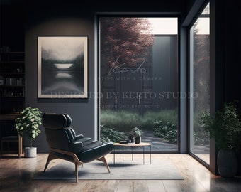 Interior mockup, living room mock-up, modern luxury room mock-up, empty wall mock-up, blank wall mockup, minimalist mockup modern room guide