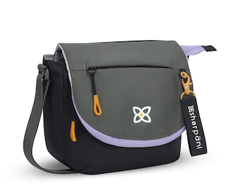 Double Smiley® nylon crossbody mini bag