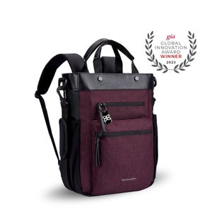 Convertible Travel Backpack Anti-theft bag for Women fit 15 Laptop Sherpani Soleil AT image 1