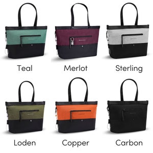 Classic Travel Tote Anti Theft Duffle Laptop Tote Bag for Women Fits 14 Inch Laptop Sherpani Cali image 9