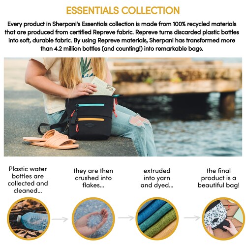 Orders On sale - Recycled Nylon Crossbody, Flap Over Shoulder Bag, Lightweight Purses for Women, RFID Protection, Sherpani Milli