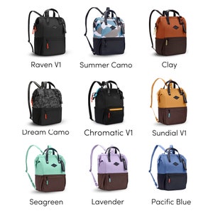 Promos : sac à dos convertible en nylon recyclé, pour ordinateur portable 13 pouces, sacs à bandoulière avec protection RFID pour femme, expédition Sherpani image 10