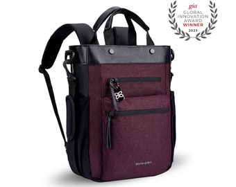 Convertible Travel Backpack | Anti-theft bag for Women fit 15" Laptop | Sherpani Soleil AT