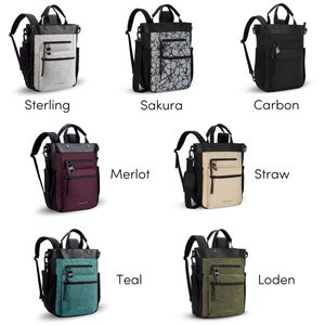 Convertible Travel Backpack Anti-theft bag for Women fit 15 Laptop Sherpani Soleil AT image 10