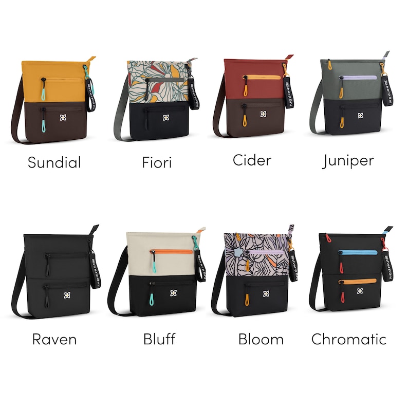 Recycled Nylon Crossbody Bag, Lightweight Shoulder Bag, Daily Purses for Women, RFID Protection, Sherpani Sadie Bild 9