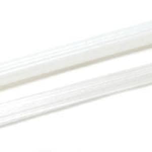 May include: Two clear plastic tubes with a ribbed texture. The tubes are approximately 10 inches long.