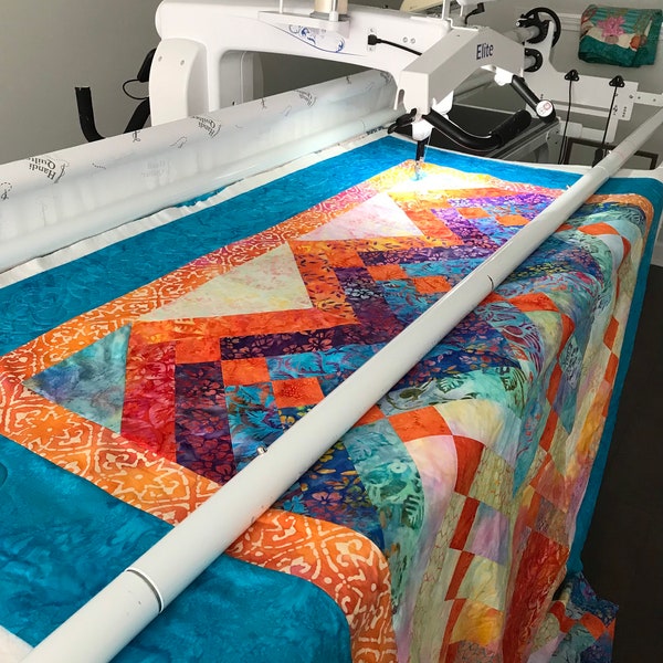 Professional Longarm Quilting  *DEPOSIT*- Computerized and Free Motion - Fast, Friendly, Remote Mail-In Service. SEE DESCRIPTION for details