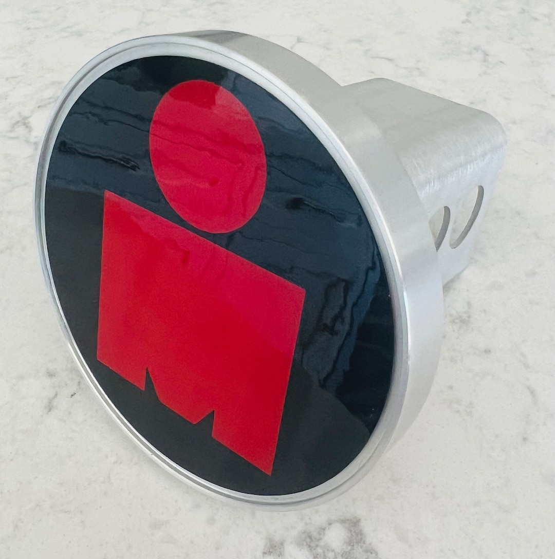 Custom Made Ironman Hitch Cover Silver Aluminum Etsy