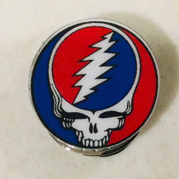 Custom Made Grateful Dead Steal Your Face Golf Ball Markers with Magnetic Hat Clip