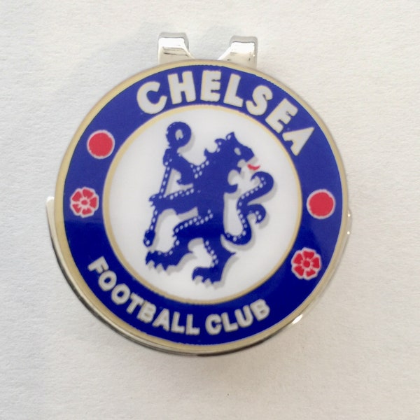 Chelsea Football Club Custom Made Golf Ball Markers & Magnetic Hat Clip