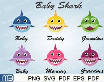 Download Baby shark cricut | Etsy