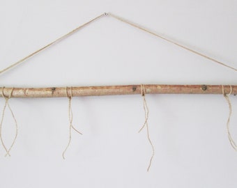 90cm Hazel Natural Tree Branch Stick Hanging Rack Herb Bar Flowers Picture Kit Rustic Primitive Cottage Farmhouse Home Decor 3ft