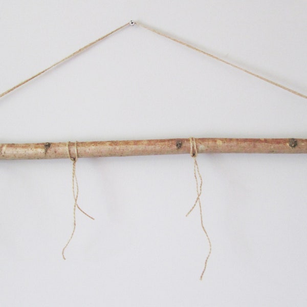 English Hazel Natural Tree Branch Stick Rustic Weaving Macramé Sticks Dowels Hanger Rail 90cm