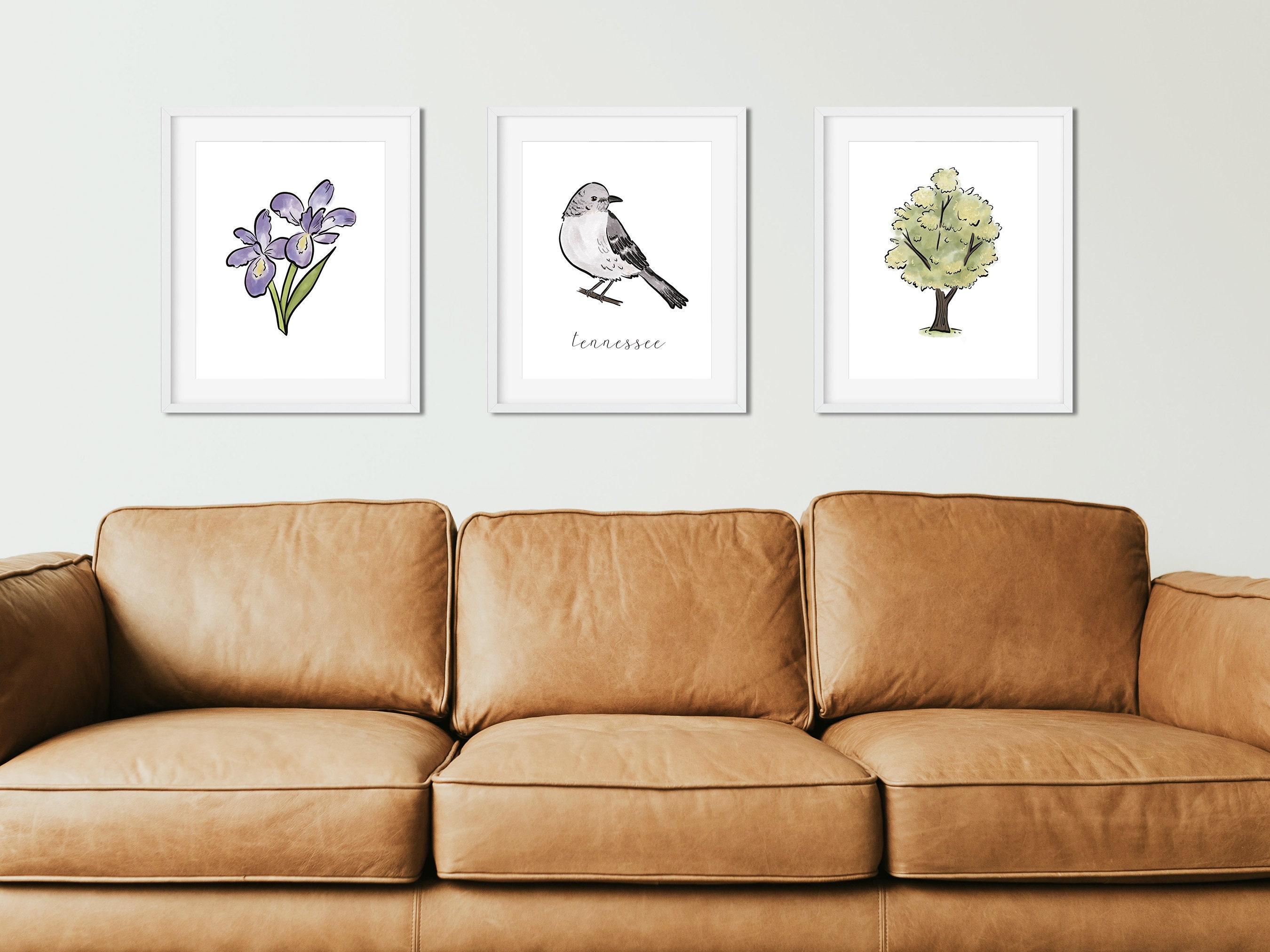 Tennessee State Wall Art Tennessee Prints Tennessee State Etsy