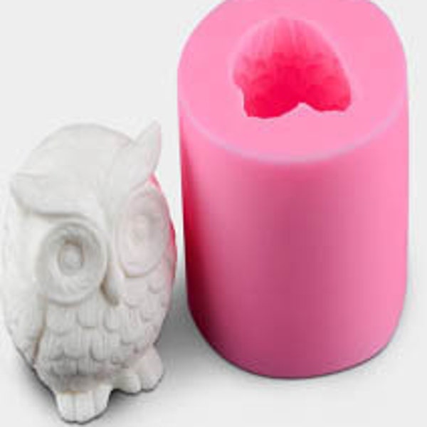 Little Owl - Silicone Mold - Perfect for Candle or Soap Making