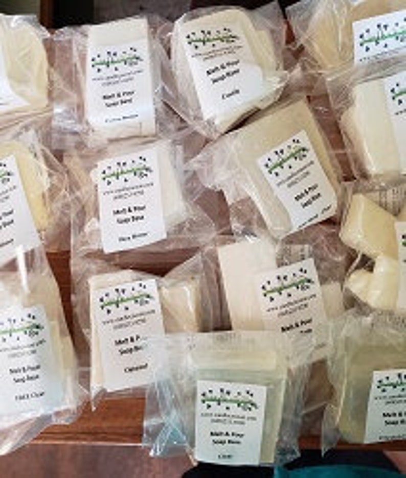 28oz SFIC Melt and Pour Soap Base Sample Set Detergent Free Etsy