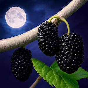 Mulberry and Moonbeams™ Fragrance Oil | Candle Wax Melt Supplies | Dark Fruity Wine Scent