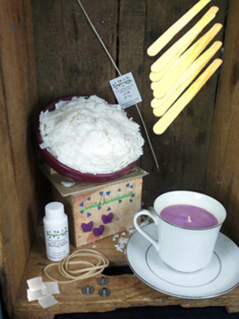 Soy Wax Tea Cup Candle Making Kit tea Cups Not Included Etsy