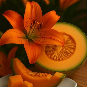 Tiger Lily and Cantaloupe™ Fragrance Oil | Bold Floral | Juicy Melon Candle & Soap Making Supply