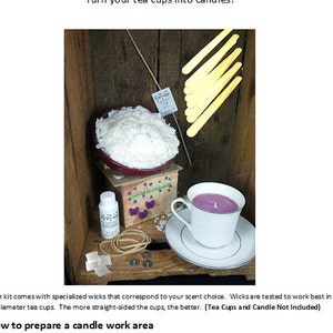 Soy Wax Tea Cup Candle Making Kit  (Tea Cups Not Included) - For Candle Cocoon®