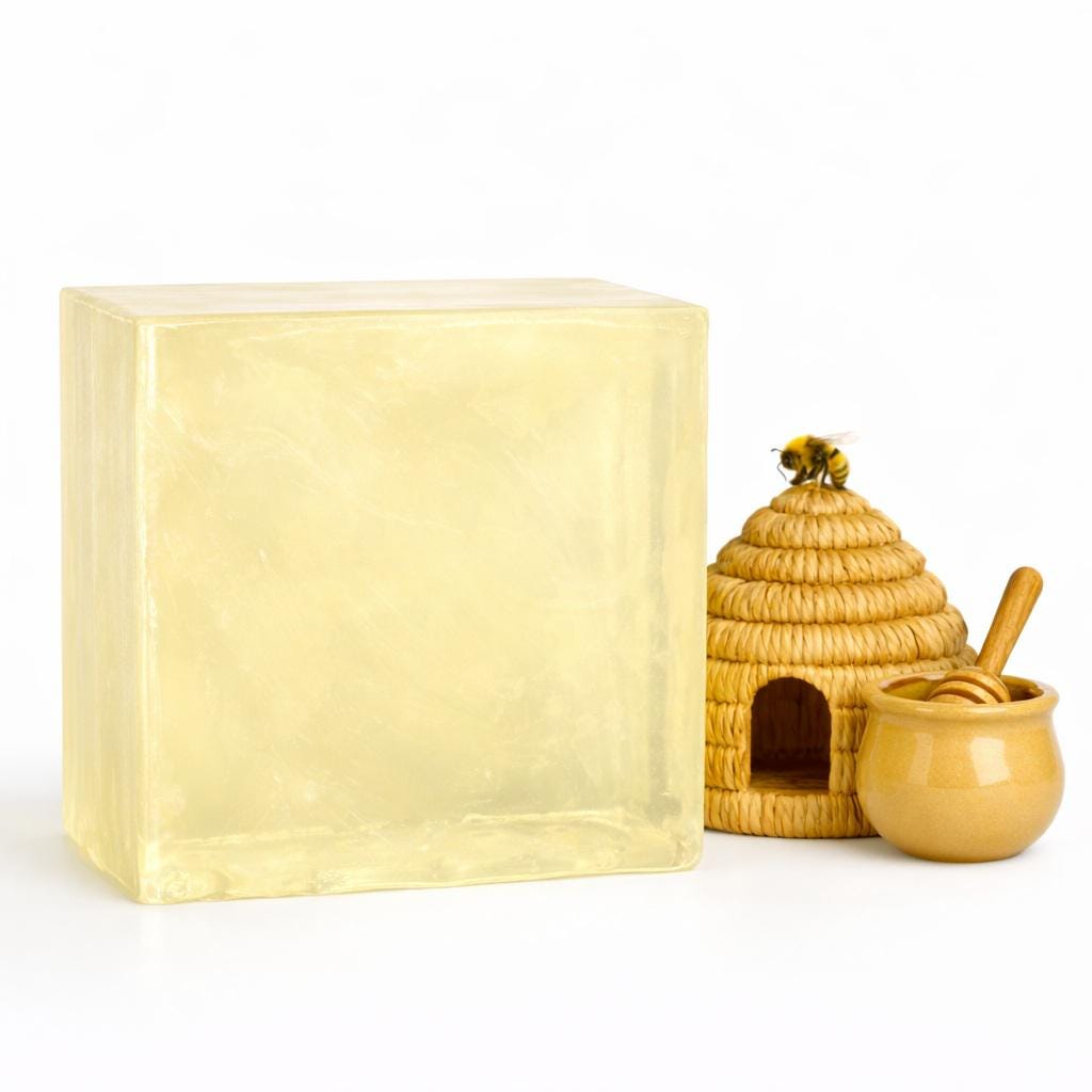 Honey Melt and Pour Soap Base - Sfic - Sls free