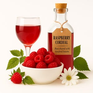 Raspberry Cordial Fragrance Oil | Sweet & Tart Aroma | Nostalgic Fruity Scent for Candles Soap