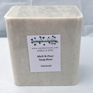Oatmeal Melt and Pour Soap Base - SFIC - SLS free