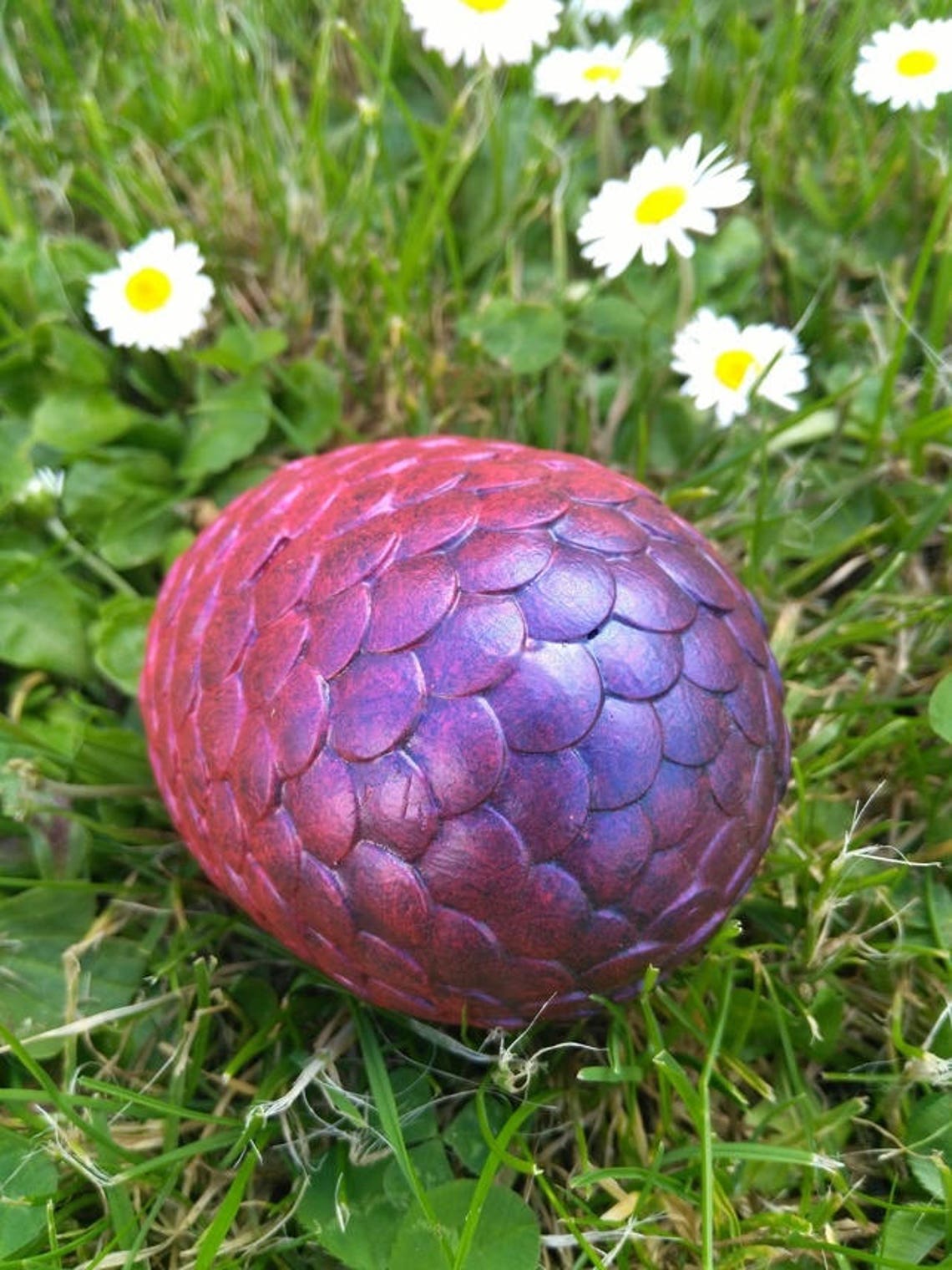 Pink and Purple Dragon Egg OOAK Hand Painted 8cm Tall Etsy Hong Kong