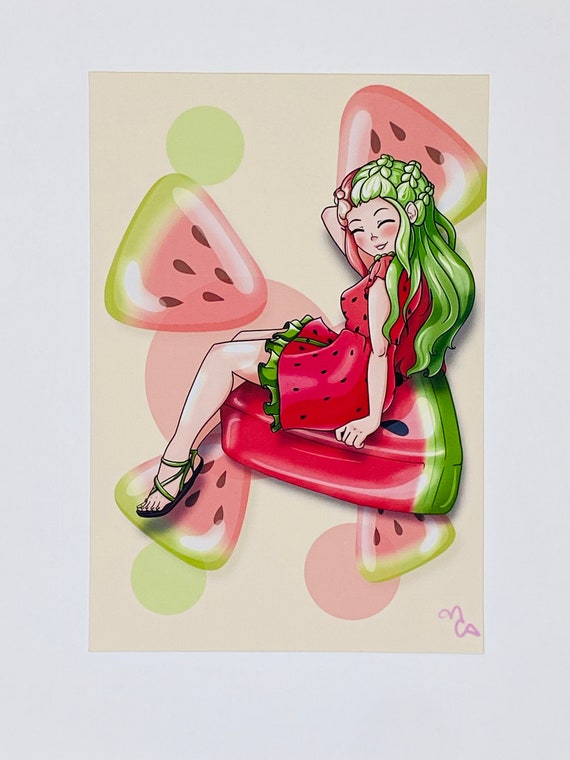 an giant watermelon, cute pose, highly detailed, | Stable Diffusion |  OpenArt