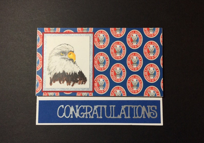 Eagle Scout Congratulations Boy Scouts image about Eagle Scout Congratulations Card Printable titled Eagle Scout Congratulations Boy Scouts