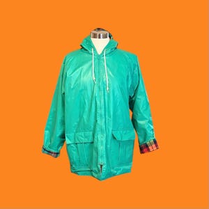 flannel lined rain parka