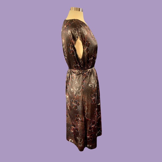 Vintage 70's 2 Piece Shift Dress and Blouse - image 6