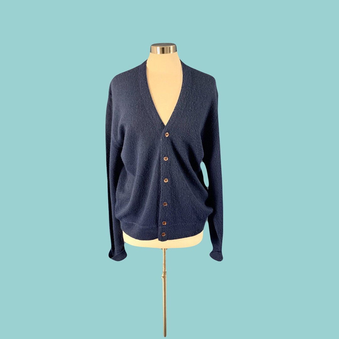 Vintage 1980s Jantzen Cardigan Sweater / Cable Knit