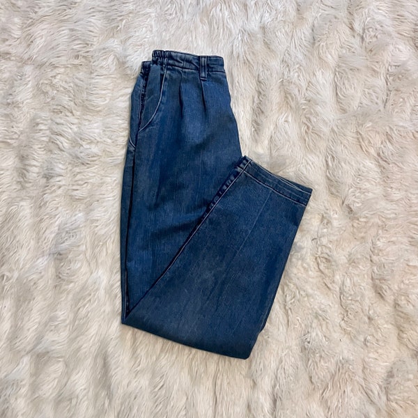 Vintage Lee Gummibund Mom Jeans Größe 42 P