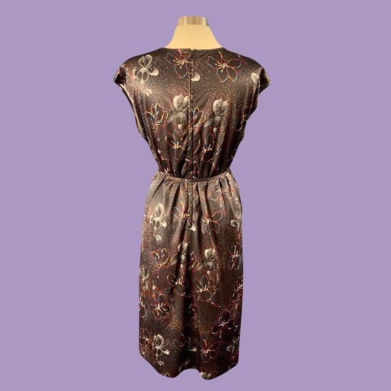 Vintage 70's 2 Piece Shift Dress and Blouse - image 8