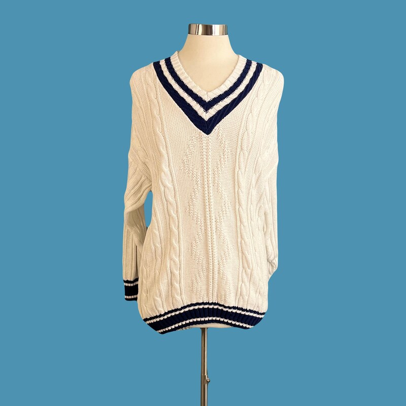 Vintage Tennis knitted sweater main image 1