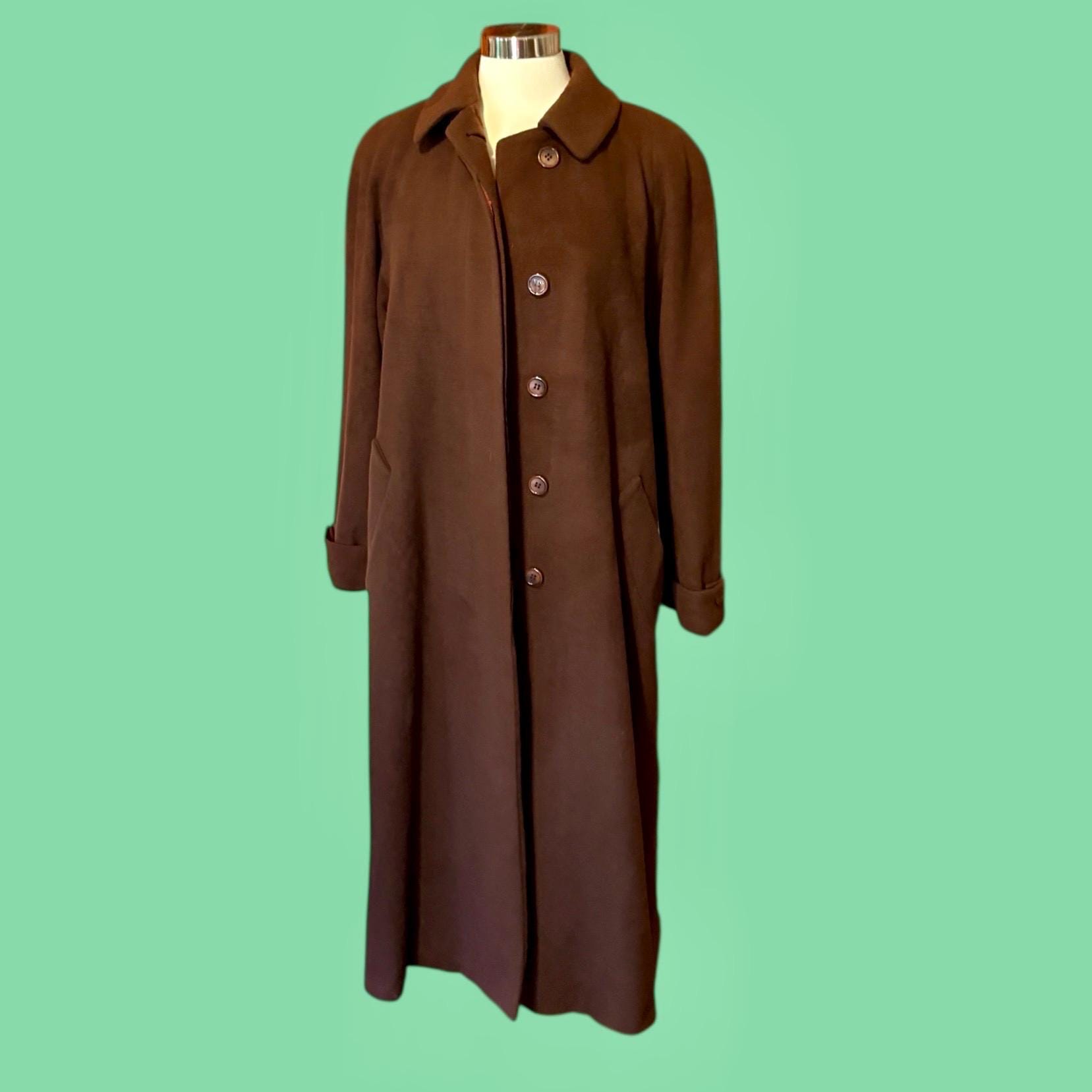 ジャケット・アウター 80s Vintage Classic Super Long Coat. 80s Long Coat - Etsy