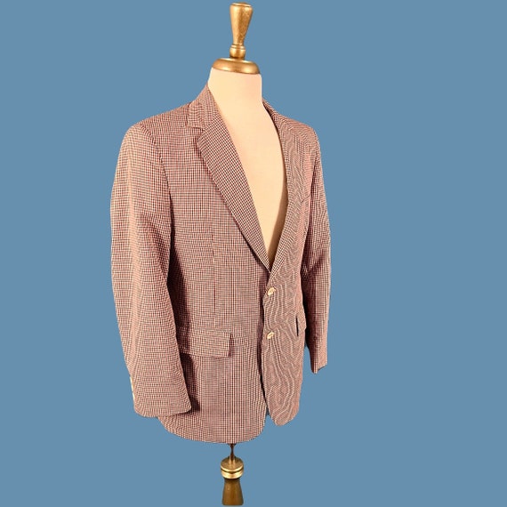 Vintage 70's Men's Leisure Jacket Sport Coat - image 8