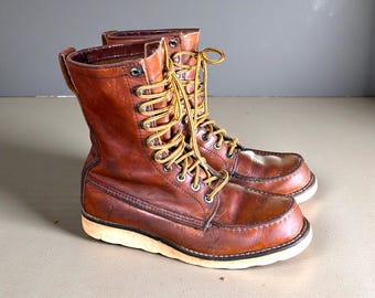 Men's 9 EE 60s Red Wing Irish Setters Wool Lined Work Boots