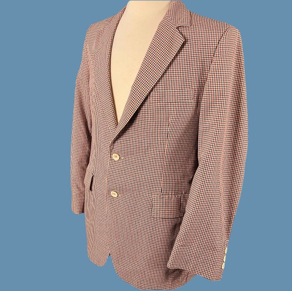 Vintage 70's Men's Leisure Jacket Sport Coat - image 7