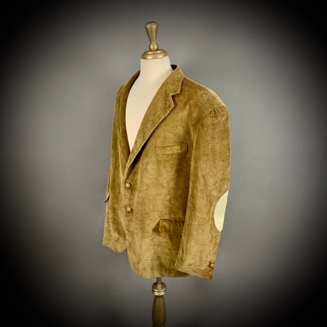 Vintage Men's Corduroy Blazer With Elbow Patches Etsy