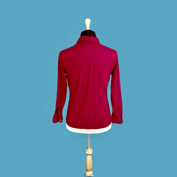 Vintage 70's One Piece Layered Polo Turtleneck - image 5