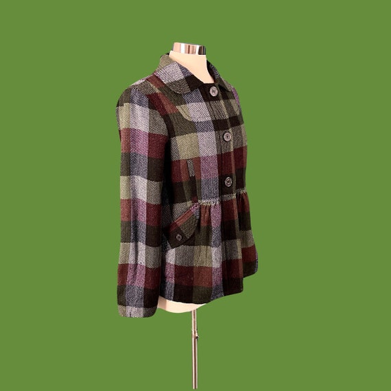 Vintage 80's Volcom Plaid Lightweight Jacket - image 5