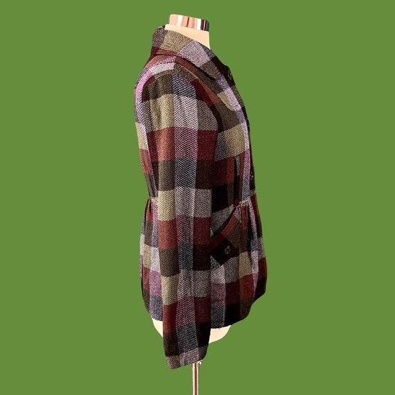 Vintage 80's Volcom Plaid Lightweight Jacket - image 7