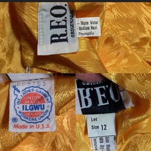 Robe Blouson Vintage REO Originals Pour Femme - Taille 8 - Turquoise/pourpre - Occasion Très Bon état