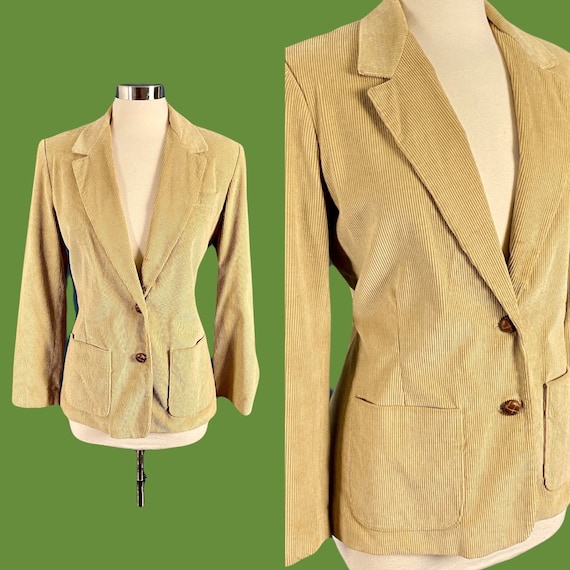 Vintage 70's Women's Corduroy Blazer - image 1