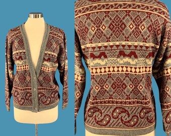 Vintage Eastex Bishop Sleeve Cardigan Etsy UK